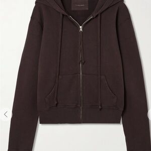 Nili Lotan Dark Brown Hoodie